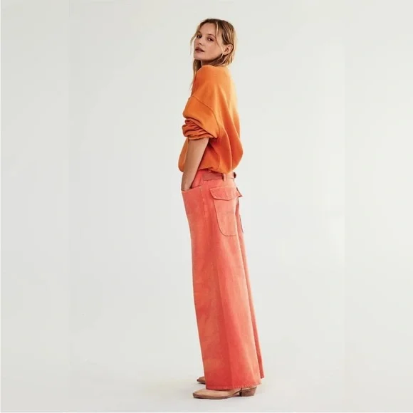 Free People x We the Free waterfall baggy wide leg jeans - Picture 3 of 14